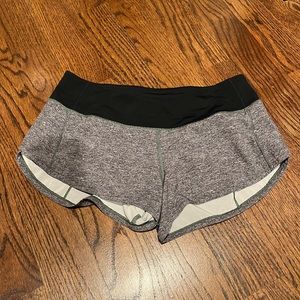 Lululemon speed up short, 2.5” low rise